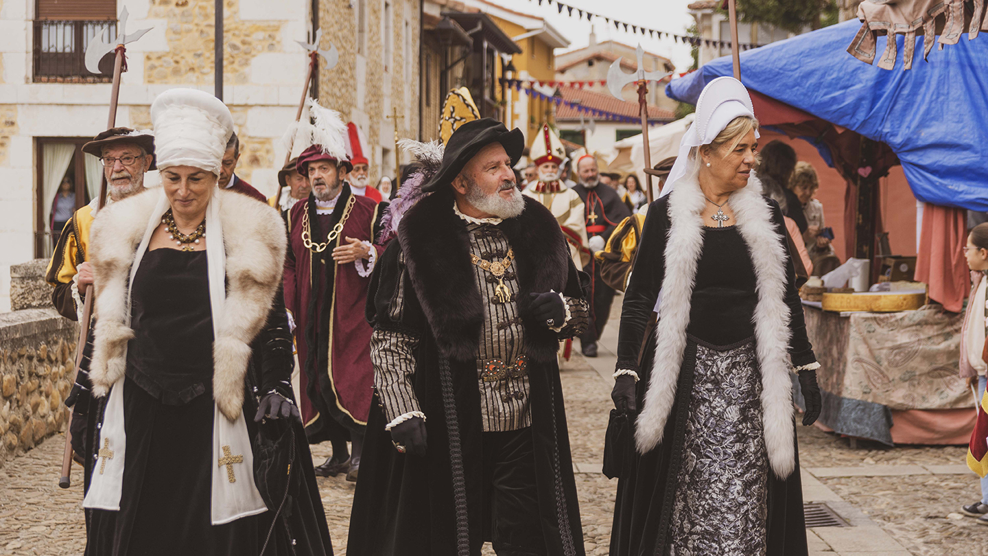 Medina de Pomar revive su historia con la llegada de Carlos V